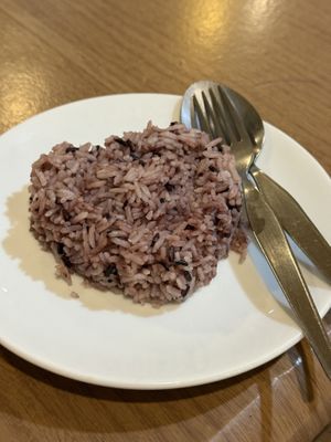 Brown ricee  at Loving Hut - Ram-Intra 51 in Bangkok