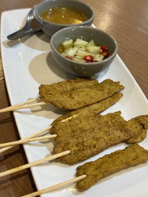 “Pork" sauté   at Loving Hut - Ram-Intra 51 in Bangkok