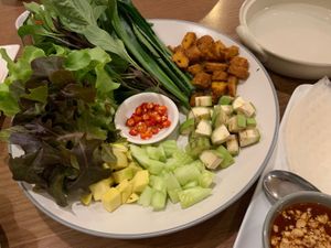 Vietnamese wrap at Loving Hut - Ram-Intra 51 in Bangkok