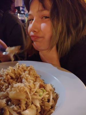 Fried rice no egg at Bandung Indonesian Restaurant in Madison