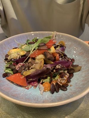 Vegan 4-courses menu 🌱 at Strandhotel Restaurant in Weissensee