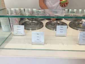 More vegan options (all pictured are vegan!). at Moritz Eis in Kotor