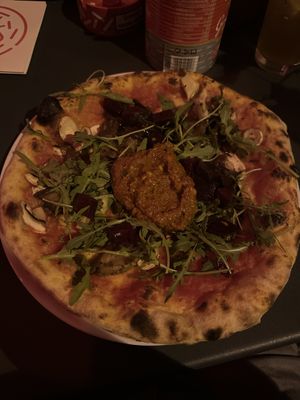 Pizza Vegandura  at Tutti Frutti in Wiesbaden