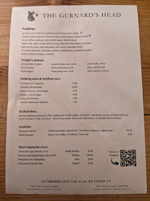  at Gurnard's Head in St Ives