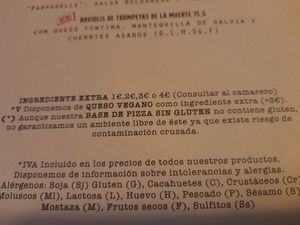 Cheese is passable to change intolerant vegan,but what about the rest? at Disco House Funky Pizza in Palafrugell