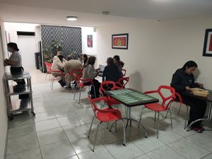 Restaurant - Ground floor at La Mesa Vegetariana in Bogota