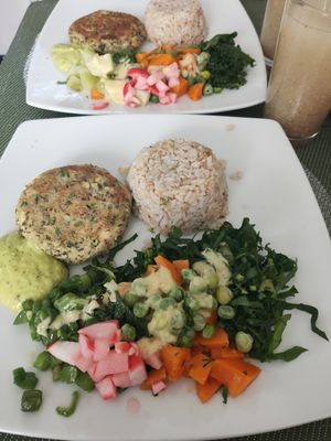 Menu of the day at La Mesa Vegetariana in Bogota