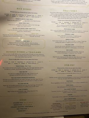 Back Menu 2 at Bamboo Penny's in Leawood