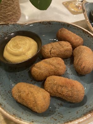 Vegan croquettes  at Juuls Domburg in Domburg