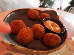 Vegan bitterballen at Juuls Domburg in Domburg