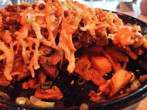 Vegan loaded friet at Juuls Domburg in Domburg