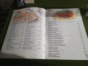 Pizza and Pasta Menue at Buffet Atlas in Cavtat