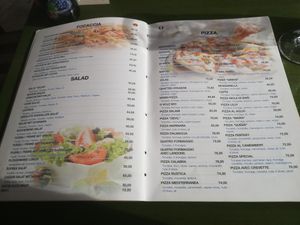 Starters and Salad Menue at Buffet Atlas in Cavtat