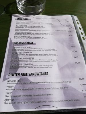 Glutenfree Sandwiches at Buffet Atlas in Cavtat