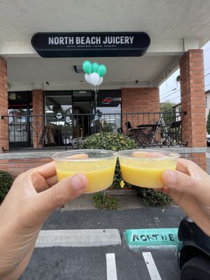Ginger shot  at North Beach Juicery in San Clemente