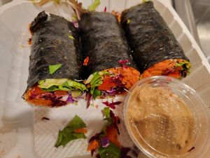 Nori Rolls at North Beach Juicery in San Clemente