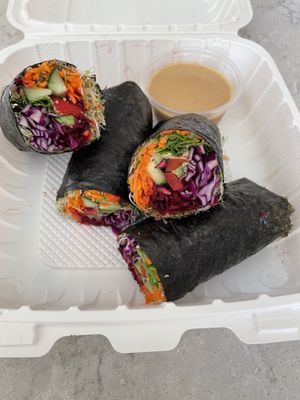 Nori roll  at North Beach Juicery in San Clemente