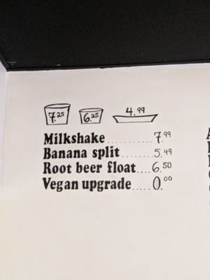 Free vegan upgrade at Rolled Cold Creamery in Lancaster