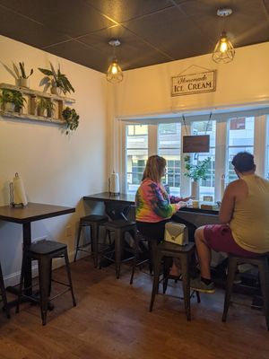 Eating area 1 at Rolled Cold Creamery in Lancaster