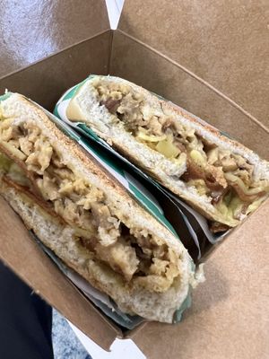 The best vegan Cuban Sandwich I’ve had.  at Grilled! in Brooklyn