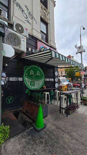 Outside at Grilled! in Brooklyn