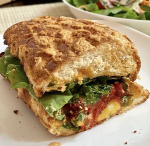 The Meditator-vegan meatball sub, so yummy at Subvegan Sandwiches in Garden Grove