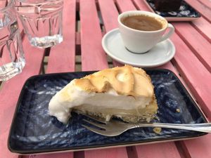 Lemon Meringue at Inga's Veggie Heaven in Nicosia