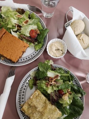 YUMMIEST VEGAN LASAGNE at Inga's Veggie Heaven in Nicosia