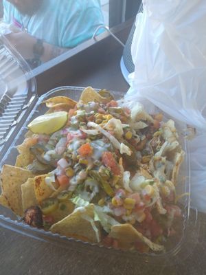 Hue's Loaded Nachos at Hue Cafe & Apothecary in Owings Mills