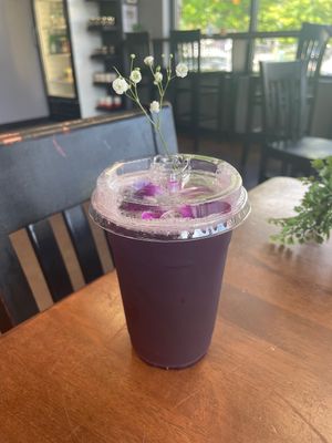 Lady Hibiscus Tea  at Hue Cafe & Apothecary in Owings Mills