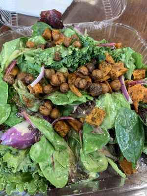 Sweet potato and super green salad  at Hue Cafe & Apothecary in Owings Mills