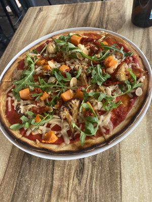 Veggie pizza (Napoli base)  at Hemingway's Brewery in Port Douglas