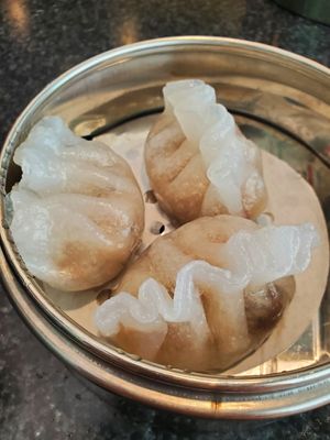 Peanut "pork" dumpling at Chef Kenny's Vegan Dim Sum in Las Vegas