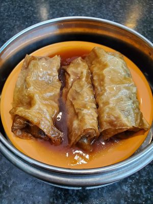 Mushroom Tofu Roll at Chef Kenny's Vegan Dim Sum in Las Vegas