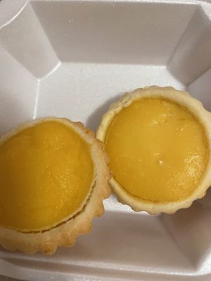 Vegan Egg tarts at Chef Kenny's Vegan Dim Sum in Las Vegas