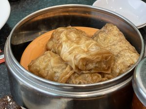 Mushroom Tofu Wrap Rolls at Chef Kenny's Vegan Dim Sum in Las Vegas