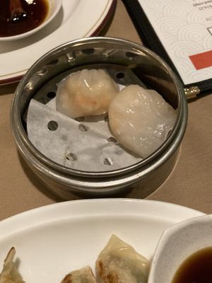 Shrimp dumplings at Chef Kenny's Vegan Dim Sum in Las Vegas