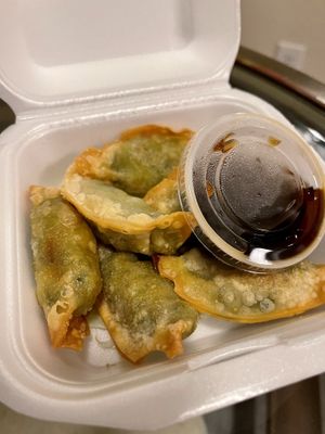 Fried dumplings  at Chef Kenny's Vegan Dim Sum in Las Vegas