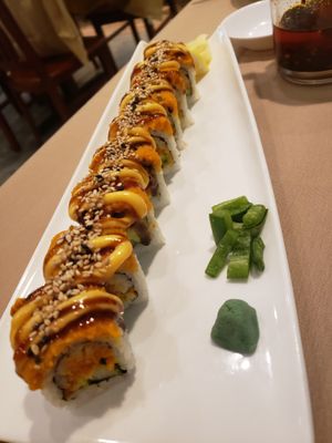 Spicy roll at Chef Kenny's Vegan Dim Sum in Las Vegas