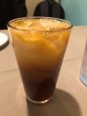 Thai tea  at Chef Kenny's Vegan Dim Sum in Las Vegas