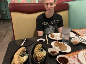 We wanted to eat it all but there are just too many options    at Chef Kenny's Vegan Dim Sum in Las Vegas