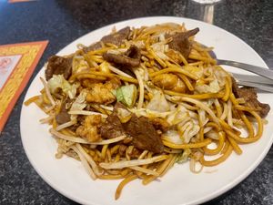 Chow mein - so authentic and delicious   at Chef Kenny's Vegan Dim Sum in Las Vegas