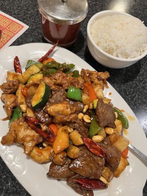 Vegan King Pao 3 Ingredients   at Chef Kenny's Vegan Dim Sum in Las Vegas