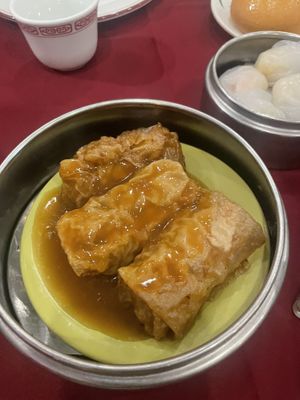 Mushroom tofu roll  at Chef Kenny's Vegan Dim Sum in Las Vegas