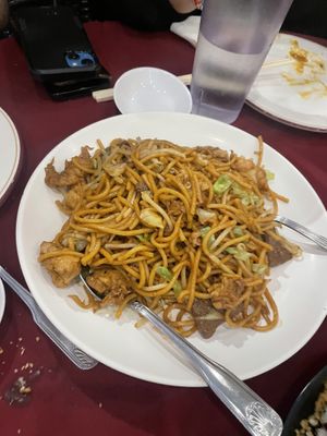 Fried noodles with veggies   at Chef Kenny's Vegan Dim Sum in Las Vegas