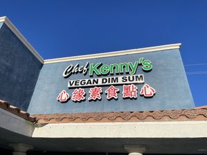 Sign  at Chef Kenny's Vegan Dim Sum in Las Vegas