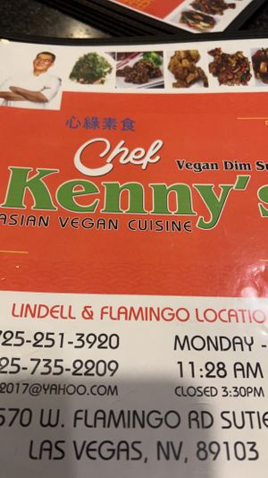   at Chef Kenny's Vegan Dim Sum in Las Vegas