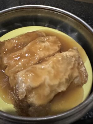 Mushroom tofu roll  at Chef Kenny's Vegan Dim Sum in Las Vegas