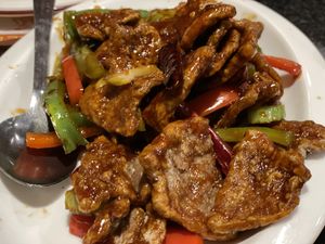 Hunan beef  at Chef Kenny's Vegan Dim Sum in Las Vegas