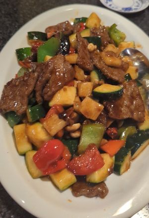 Kung Pao Beef at Chef Kenny's Vegan Dim Sum in Las Vegas
